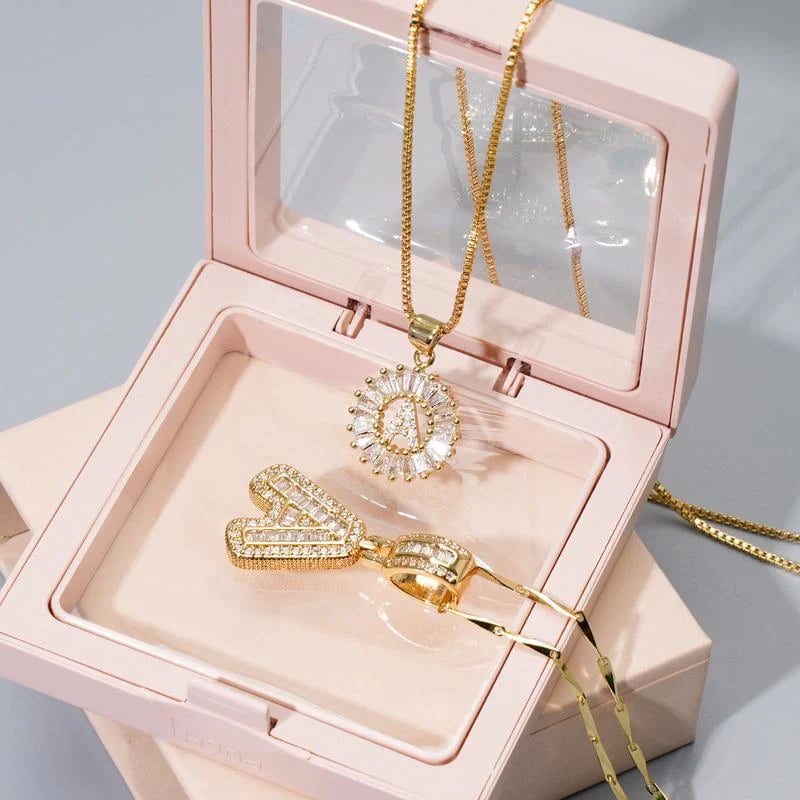 Alfabet Anheng Halskjede Sett