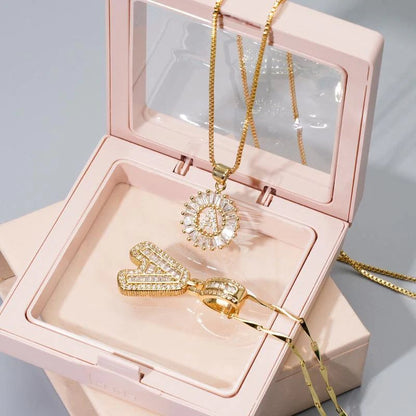 Alfabet Anheng Halskjede Sett