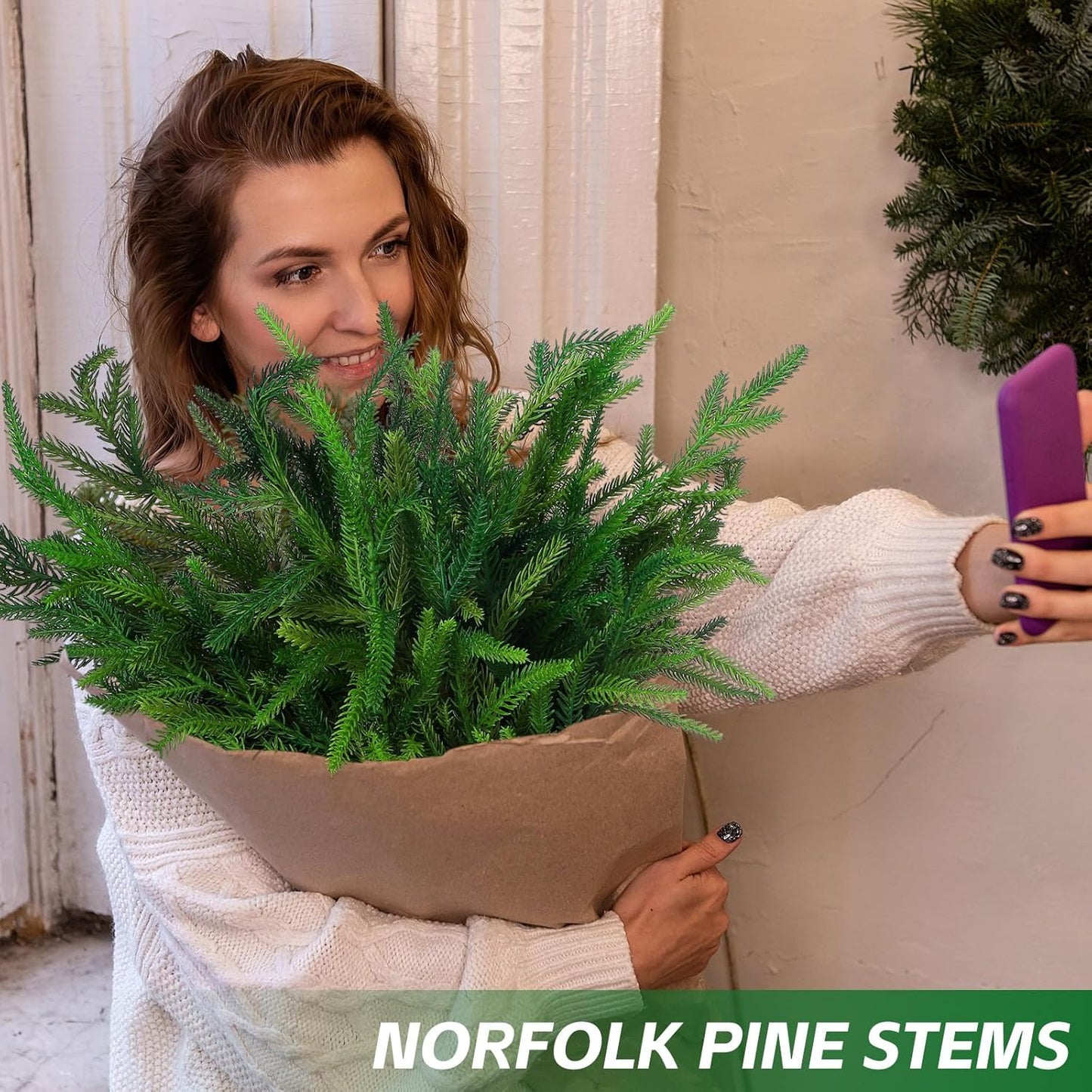 🎄Beautiful Christmas Special 49 % 🎄Norfolk Pine Branch