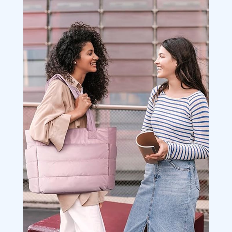 Lett, myk veske/Lightweight Fluffy Tote Bag