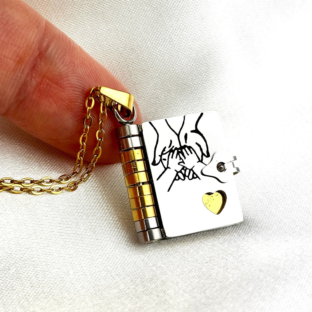 👪Den beste gaven til barna dine🥰Et smykke fullt av kjærlighe