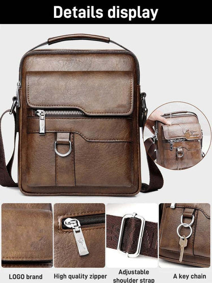 Business Casual Crossbody-veske for menn