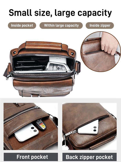 Business Casual Crossbody-veske for menn