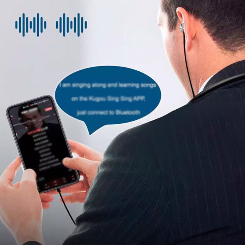 Vanntette, trådløse Bluetooth-hodetelefoner med nakkebøyle og skjerm