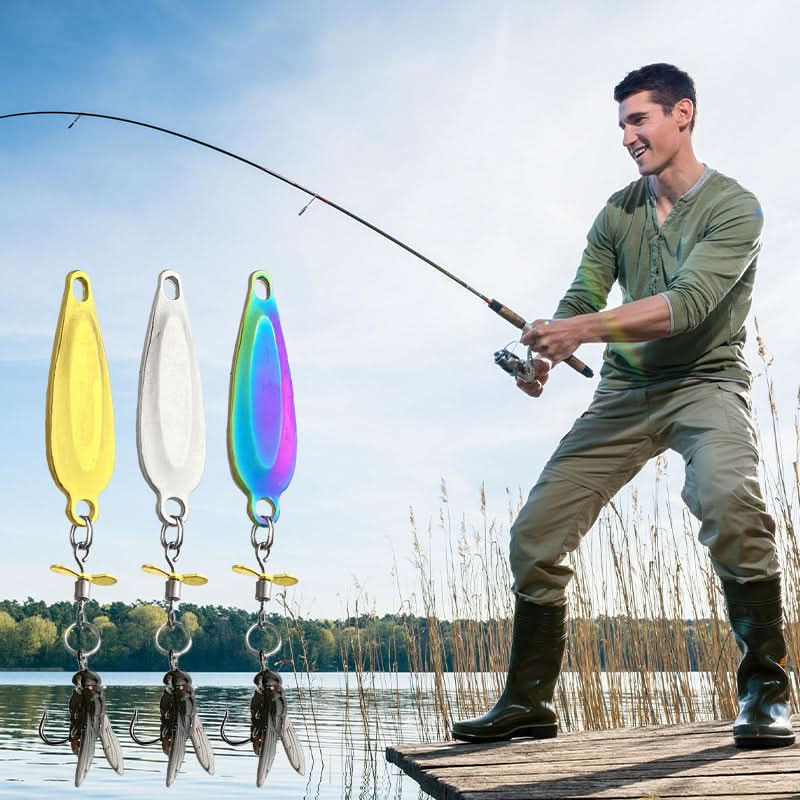 🎣🐟La deg komme hjem med en rik fangst✨🔥Metallpropell fiskeag
